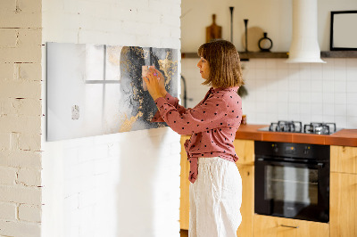 Magnetic dry erase board Marble art