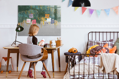 Dry erase magnetic board Decorative pattern