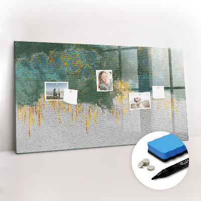 Dry erase magnetic board Decorative pattern