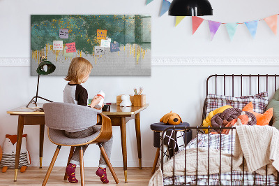 Dry erase magnetic board Decorative pattern