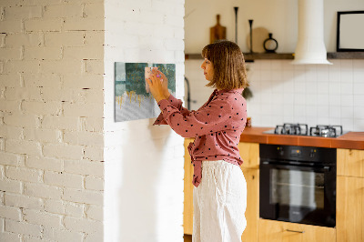 Dry erase magnetic board Decorative pattern