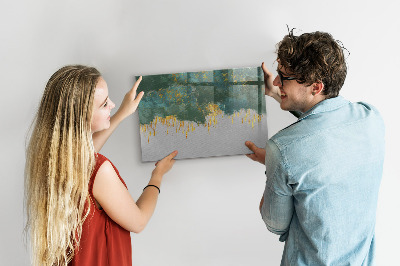 Dry erase magnetic board Decorative pattern