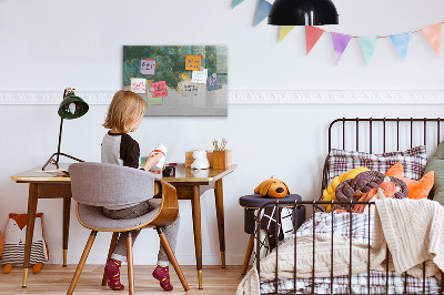 Dry erase magnetic board Decorative pattern