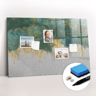 Dry erase magnetic board Decorative pattern