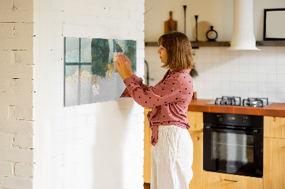 Dry erase magnetic board Decorative pattern