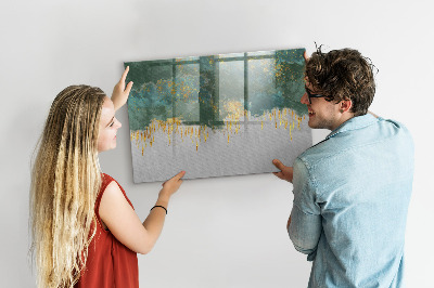 Dry erase magnetic board Decorative pattern