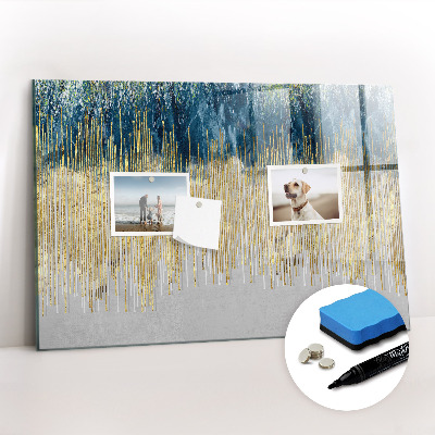 Magnetic dry erase board Decorative pattern