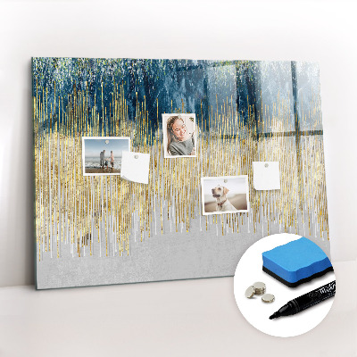 Magnetic dry erase board Decorative pattern