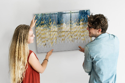 Magnetic dry erase board Decorative pattern