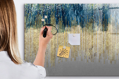 Magnetic dry erase board Decorative pattern
