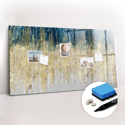 Magnetic board for writing Decorative pattern