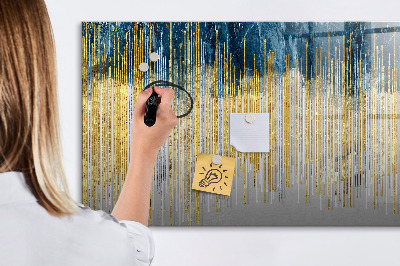 Magnetic dry erase board Decorative pattern