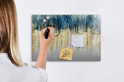 Magnetic dry erase board Decorative pattern