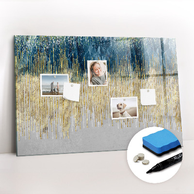 Magnetic dry erase board Decorative pattern