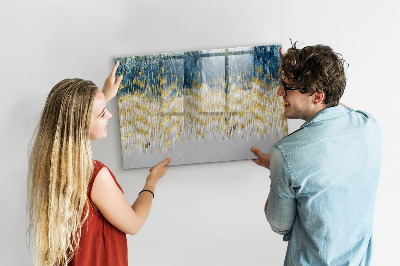 Magnetic dry erase board Decorative pattern