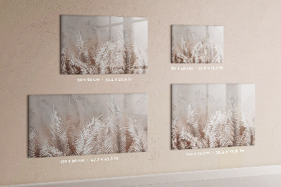 Magnetic dry erase board Tropical leaves