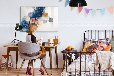 Dry erase magnetic board Marble pattern