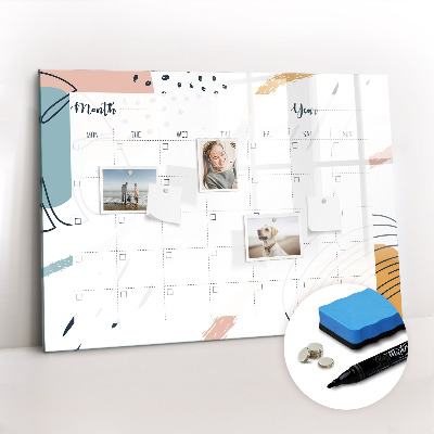 Magnetic dry erase board Business organizer