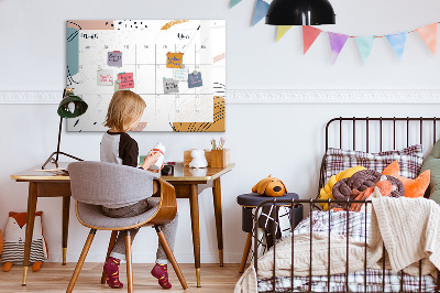 Magnetic dry erase board Business organizer