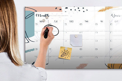 Magnetic dry erase board Business organizer