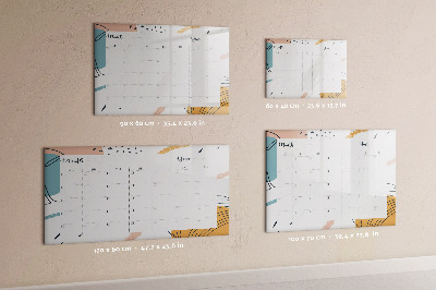 Magnetic board for drawing Business organizer