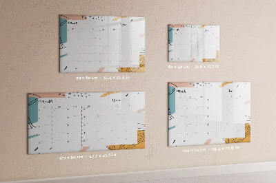 Magnetic dry erase board Business organizer
