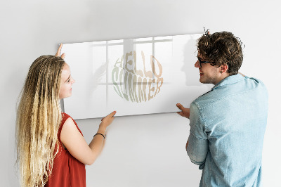 Dry erase magnetic board Hello summer