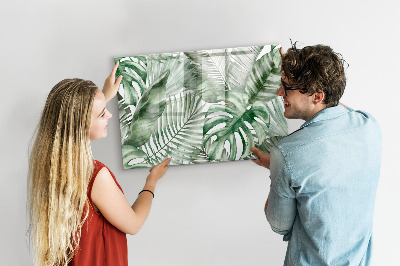 Dry erase magnetic board Plant leaves
