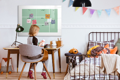 Dry erase magnetic board Office organizer