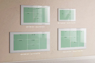 Dry erase magnetic board Office organizer