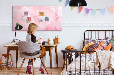 Magnetic dry erase board Feathers abstract