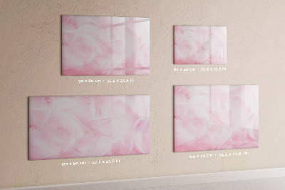 Magnetic dry erase board Feathers abstract