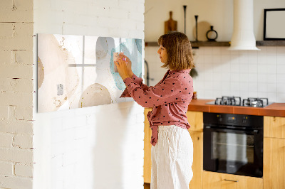 Dry erase magnetic board Watercolor spots