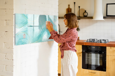 Magnetic board for drawing Abstract marble