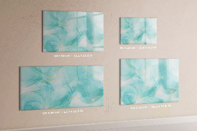 Magnetic dry erase board Abstract marble