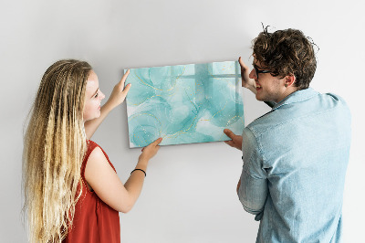 Magnetic dry erase board Abstract marble