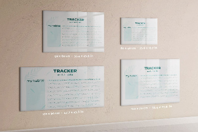 Magnetic dry erase board Habit planner
