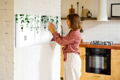 Magnetic dry erase board Plant leaves