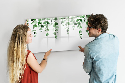 Magnetic dry erase board Plant leaves
