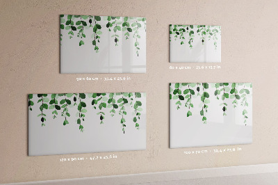 Magnetic dry erase board Plant leaves