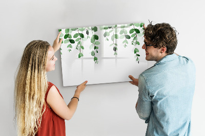 Magnetic dry erase board Plant leaves