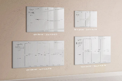 Magnetic dry erase board Weekly planner