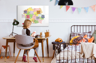 Magnetic dry erase board Map of Poland