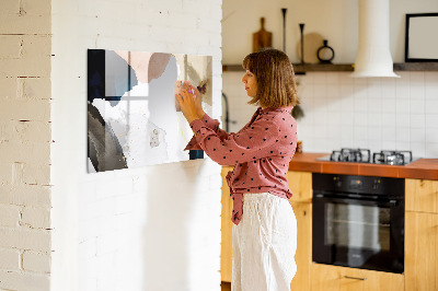 Magnetic dry erase board Spots abstract