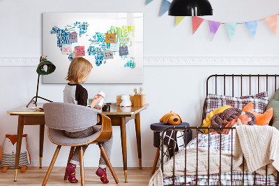 Magnetic drawing board Map of nice words