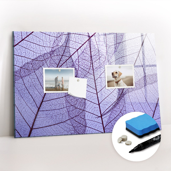 Magnetic dry erase board Leaves nature