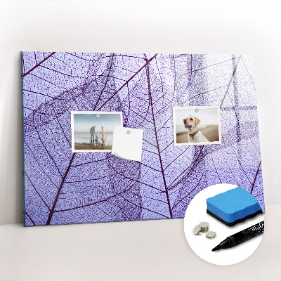 Magnetic dry erase board Leaves nature
