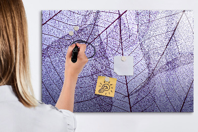 Magnetic dry erase board Leaves nature