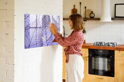Magnetic dry erase board Leaves nature