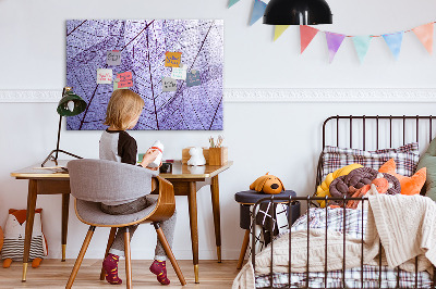 Magnetic dry erase board Leaves nature